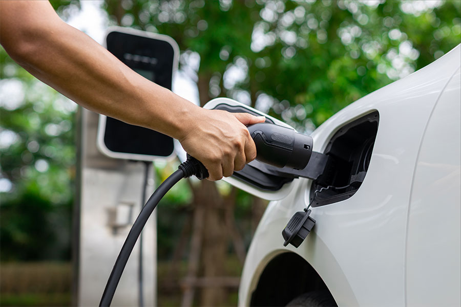 EV charging at station in Howell, NJ