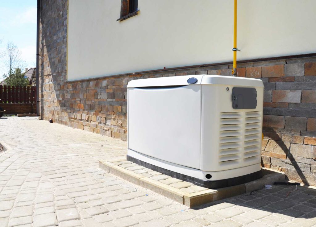 Whole house generator installation